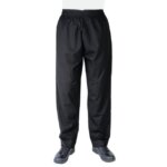 Black-Chef-Trouser – Plain Baggy Style (3)