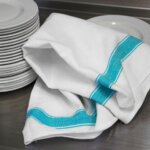 DG (UK) TEXTILES LTD – Kitchen Cloth – Green Heringbone (2)